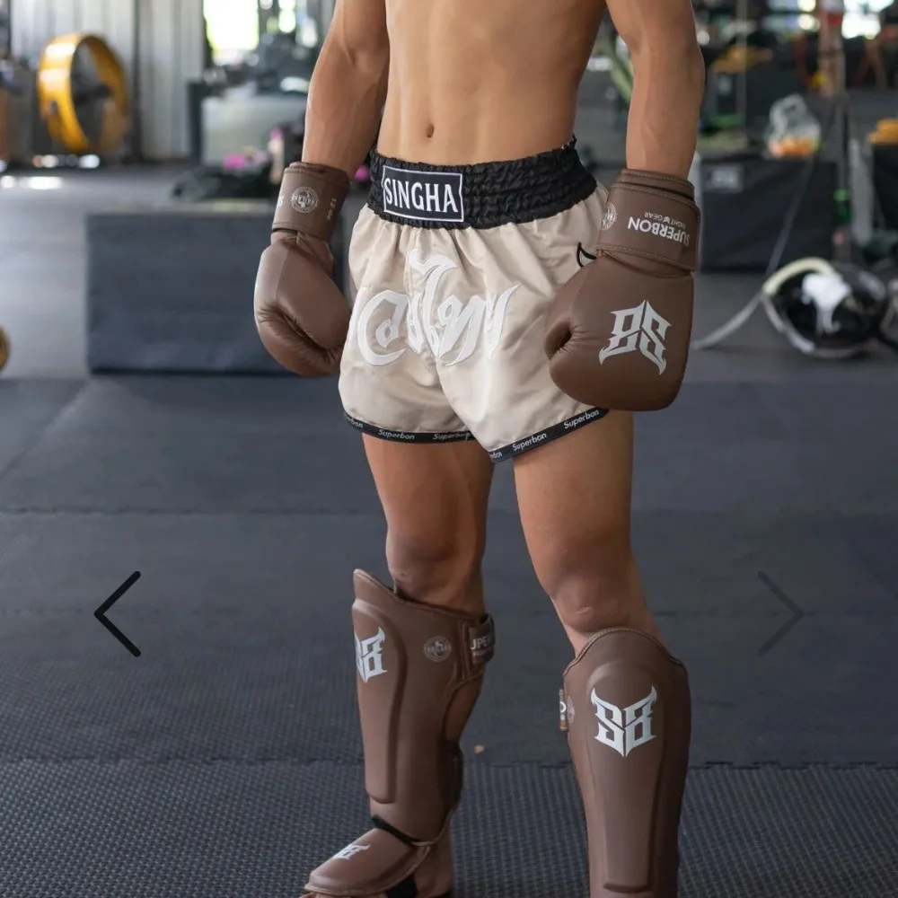 MMA Muay Thai Shorts for Men - Polyester Training Shorts
