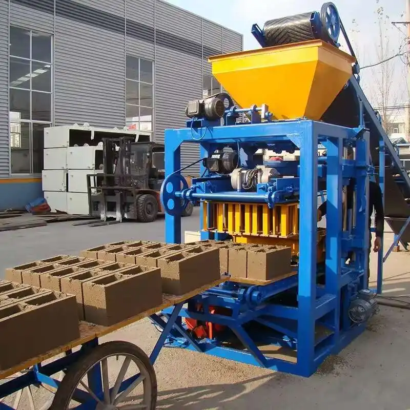 

Semi-automatic Hollow Interlocking Brick Making Machine With Low Cost Factory Use Easy To Operate
