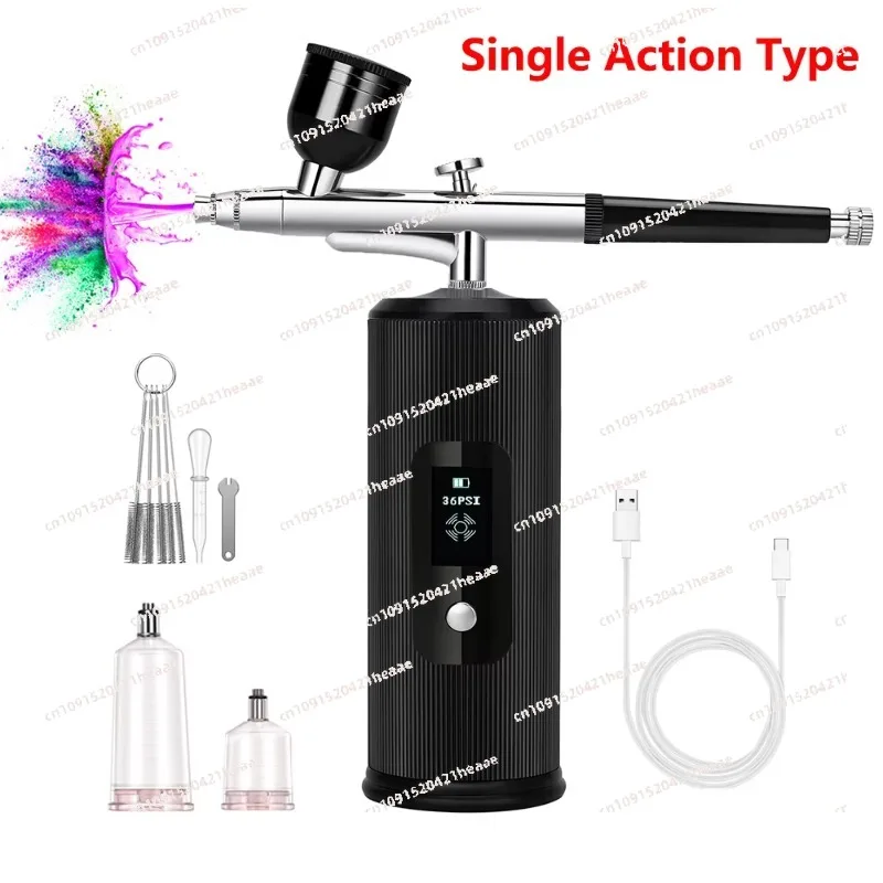Suitable for Mini Air Compressor Kit  Screen Air Brush Paint Airbrush Spray