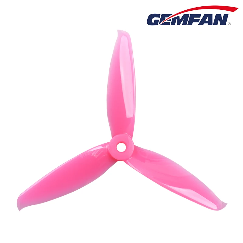 2 pair 7-colors Gemfan 5152 5.1x5.2 FPV PC 3-propeller Prop Blade CW CCW shaft through the machine more special motor 2206