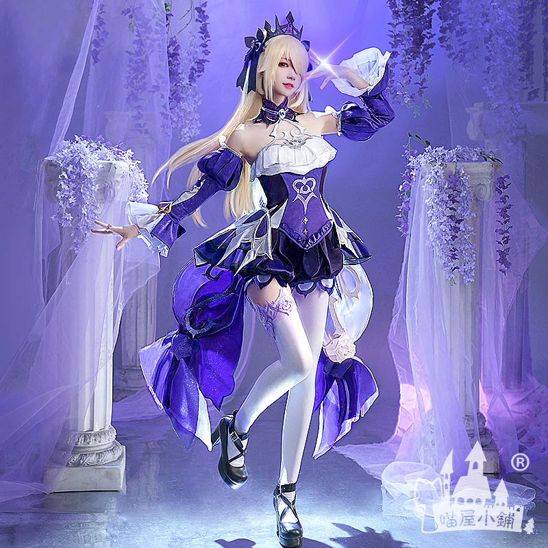 Fischl Cosplay Costume Game Genshin Impact Cosplay Anime High Quality Women Dress Costumes for Girls 2022 Sizes S-L New Style