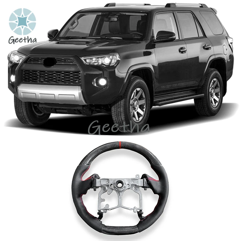 For New Design Products Carbon Fiber Steering Wheel for TOYOTA 4RUNNER 2014-2024 Carbon Fiber Steering Wheel