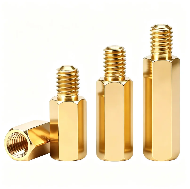 M2.5 Hex Brass Male Female Motherboard Standoff Mount Thread Board Rack Stud Threaded Pillar PCB Column Spacer Screw 20-40pcs
