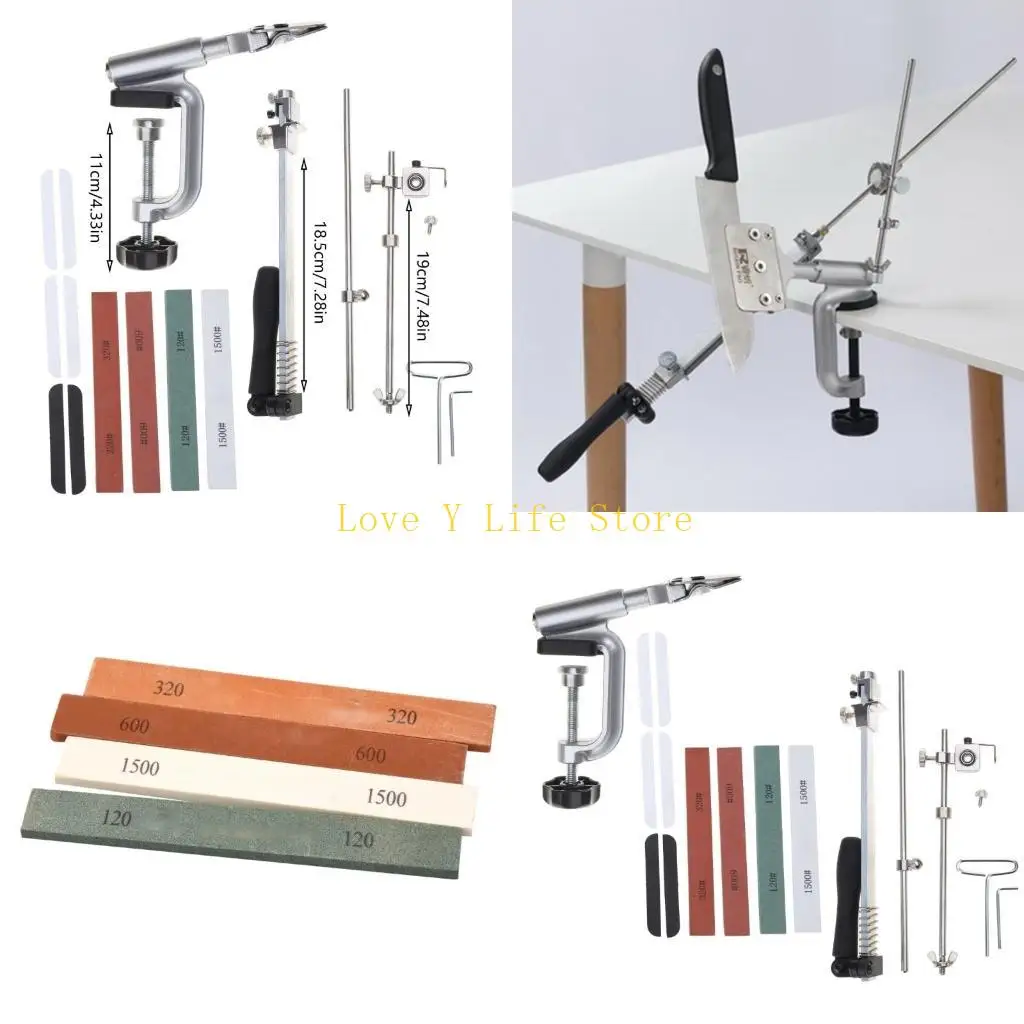 

Комплекты для точилки с ножом L74C RX-008 Профессиональный нож-точилка 360 °.