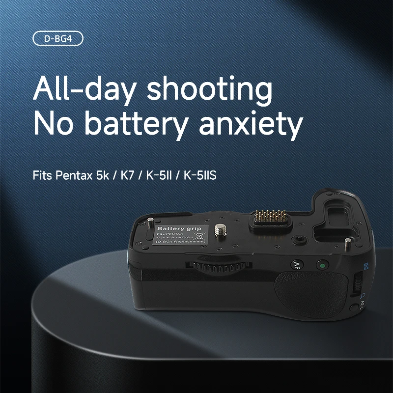 قبضة بطارية كاميرا D-BG4 جديدة لـ Pentax K5 K7 K-5 II - مصراع عمودي AA بطارية D-LI90 تدعم الطقس مختومة #2