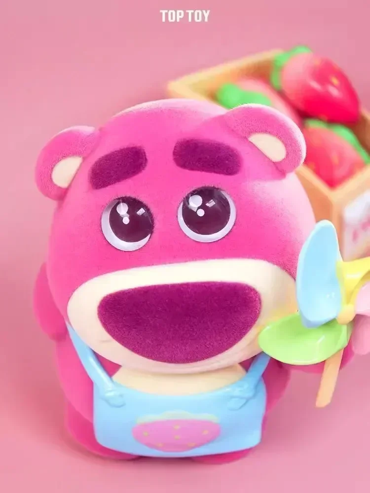 Disney lotso morango pomar série caixa cega anime misterioso surpresa figura modelo boneca dos desenhos animados brinquedo crianças presente decoração