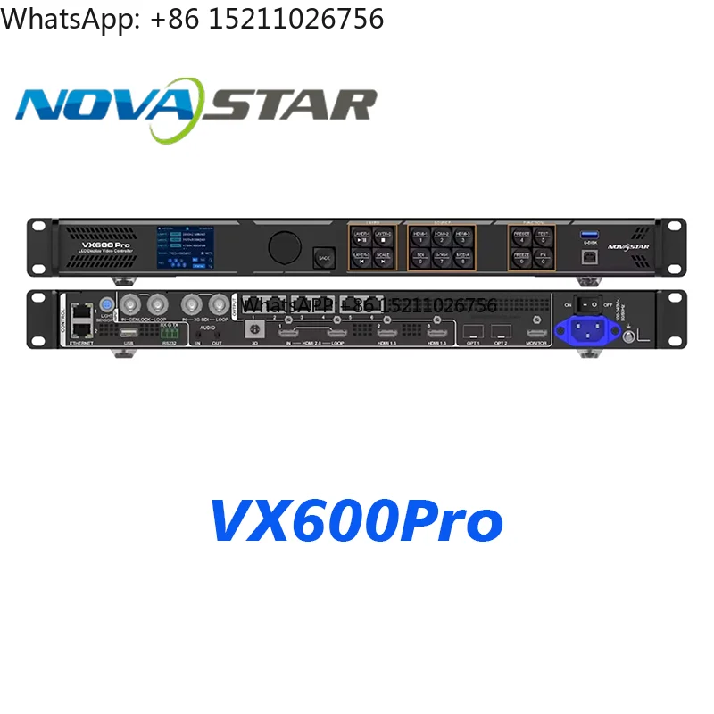 Novastar VX600pro Full Color LED Video Processor Low Latency for Outdoor Advertising Indoor Media Rental Use
