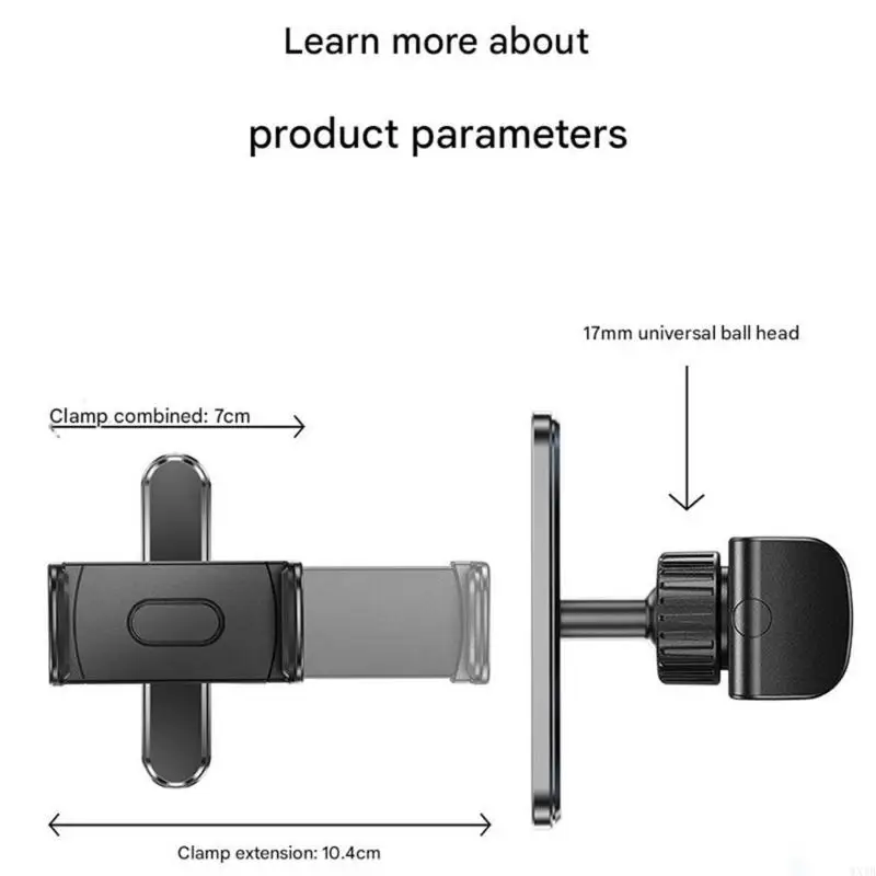 Strong Phone Mount Portable Designs Gym Bag Phone Clip Secure for 4.5-7 Inch Phones Gym Car Refrigerator