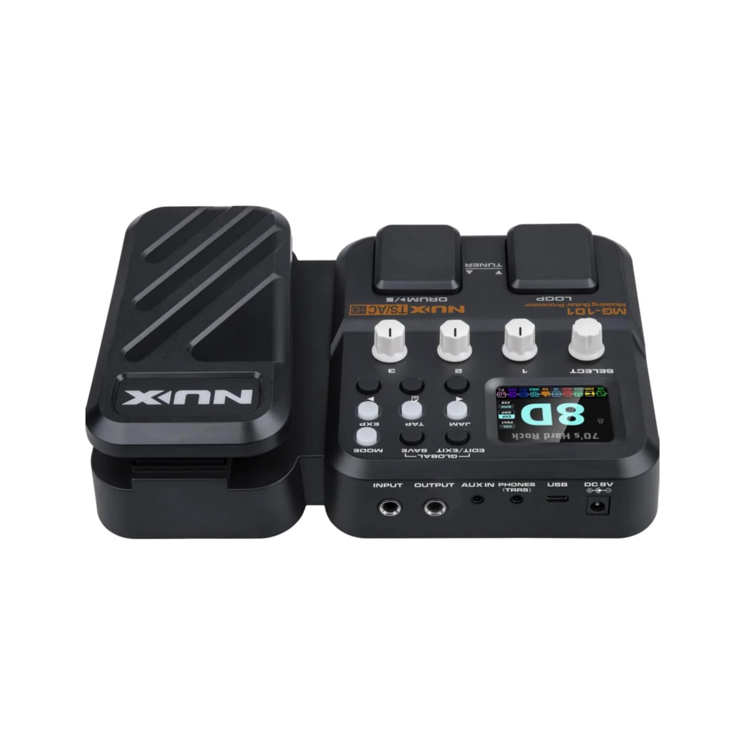 USA DDP Support | Nux MG-101 Guitar Processor Multi-effects Pedal for Live Streaming AA