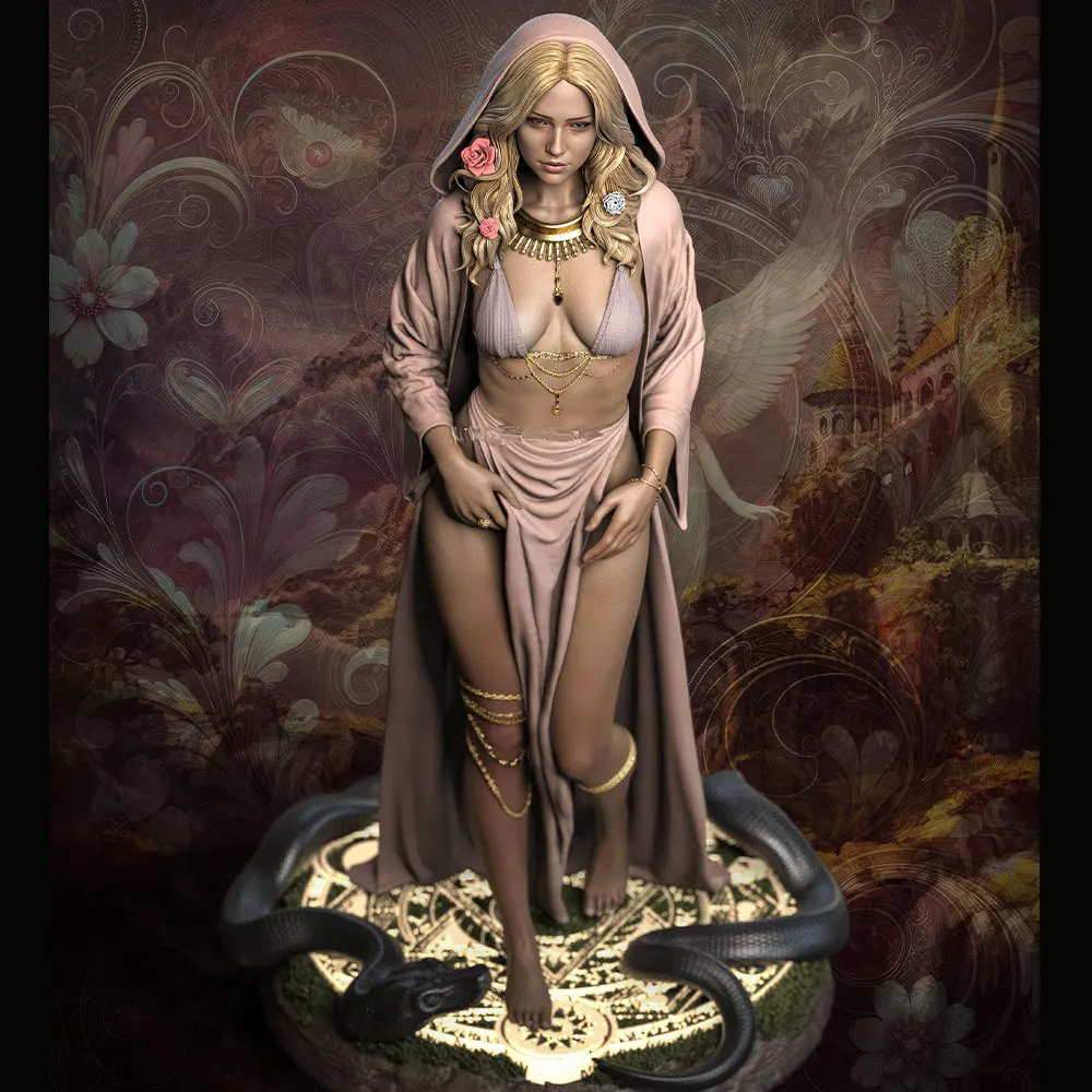 75mm --250mm Sexy Girl Resin Model Kits GK Miniature 3D Printed Gray Model Figurine DIY Doll Model Unassembled And Unpainted