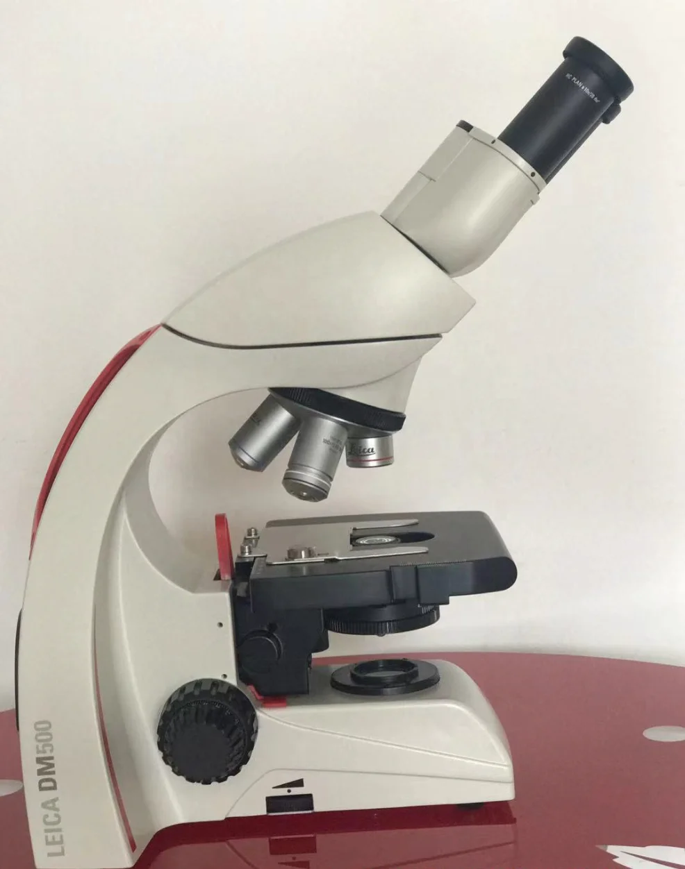 Leica DM500/750 Binocular Triocular Contrast Fluorescence Video Biological Microscope