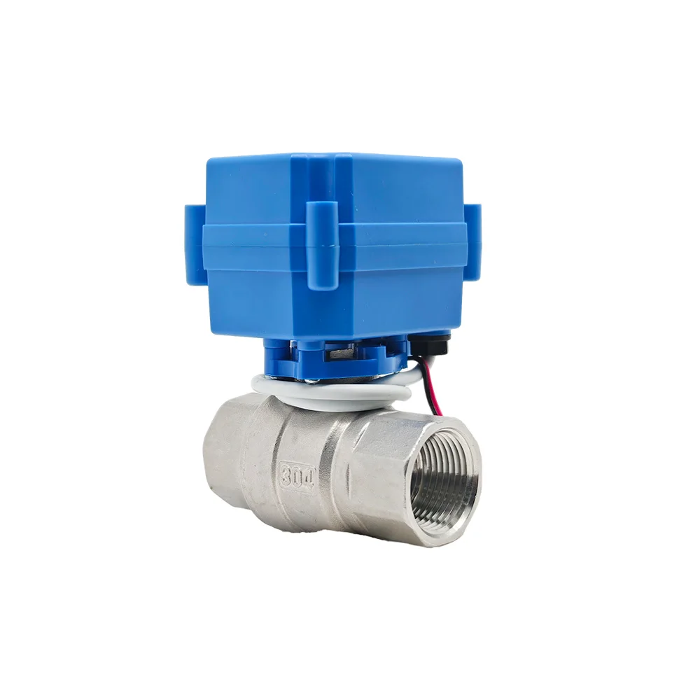 

Tianfei High-tech CWX-15N 1/2'' 3/4'' 1'' DN15 DN20 DN25 AC12V DC12V AC24V DC24V Motorized Ball Valve for Water