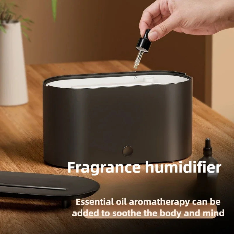 Аромадиффузор, увлажнитель воздуха, ультразвуковой прохладный туманообразователь, светодиодный диффузор с эфирным маслом и пламенем