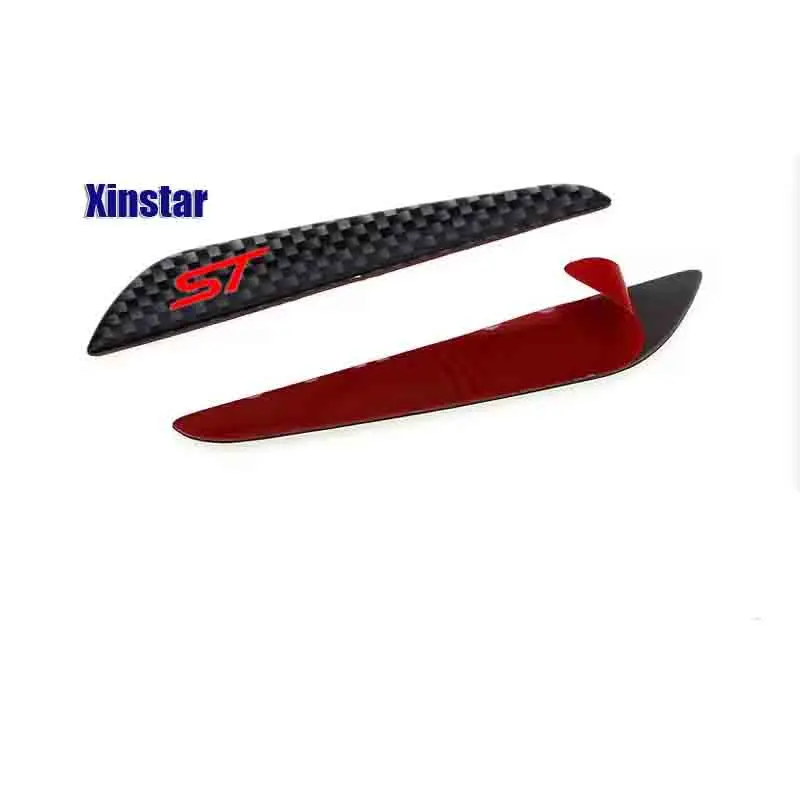 4 قطعة ST STLINE السيارات سيارة حارس الباب زاوية حافة حامي لفورد فييستا مونديو الانصهار الهروب حافة Ecosport كوغا التركيز