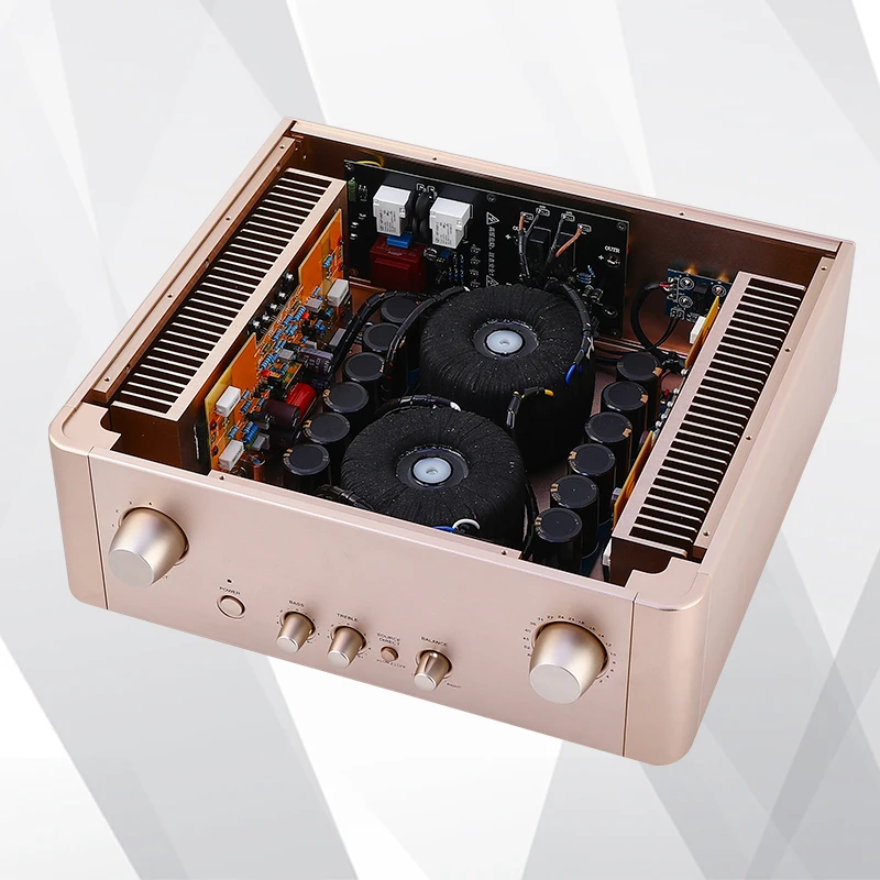 

New PM90 front and rear stage combined 2.0 power amplifier with high fidelity gallbladder flavor HiFi output power: 120W+120W