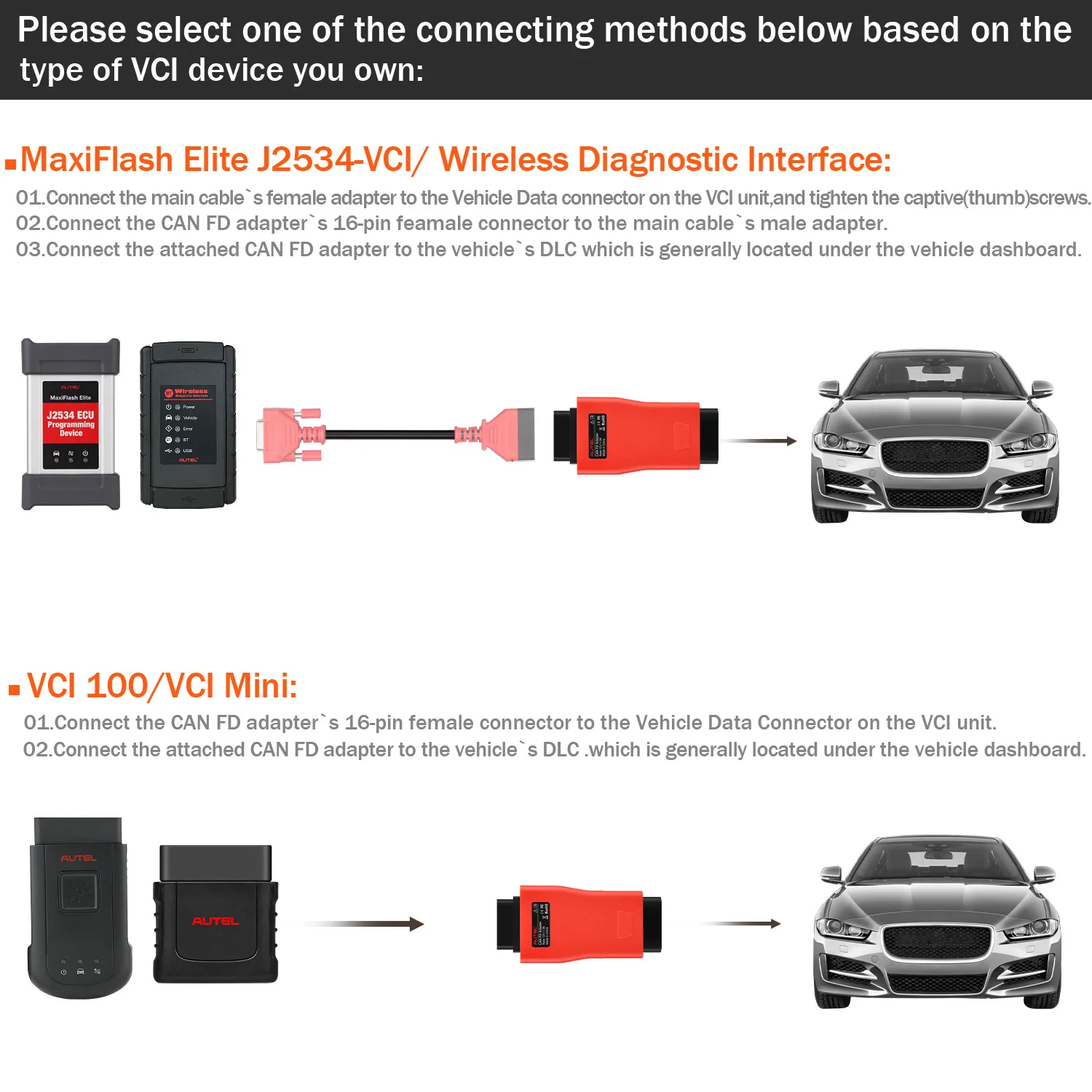 Autel kann fd adapter kompatibel mit autel vci auto diagnose tool unterstützung kann fd protokoll für my2020 gm maxi flash elite j2534 – Detail 6