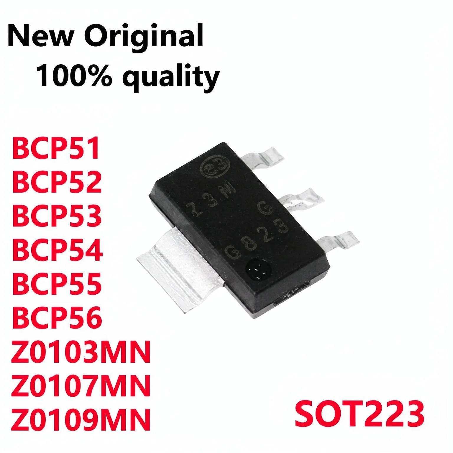 10/PCS New Original Z0103MN Z3M Z0107MN Z7M Z0109MN Z9 BCP51 BCP52 BCP53 BCP54 BCP55 BCP56 SOT223 In Stock