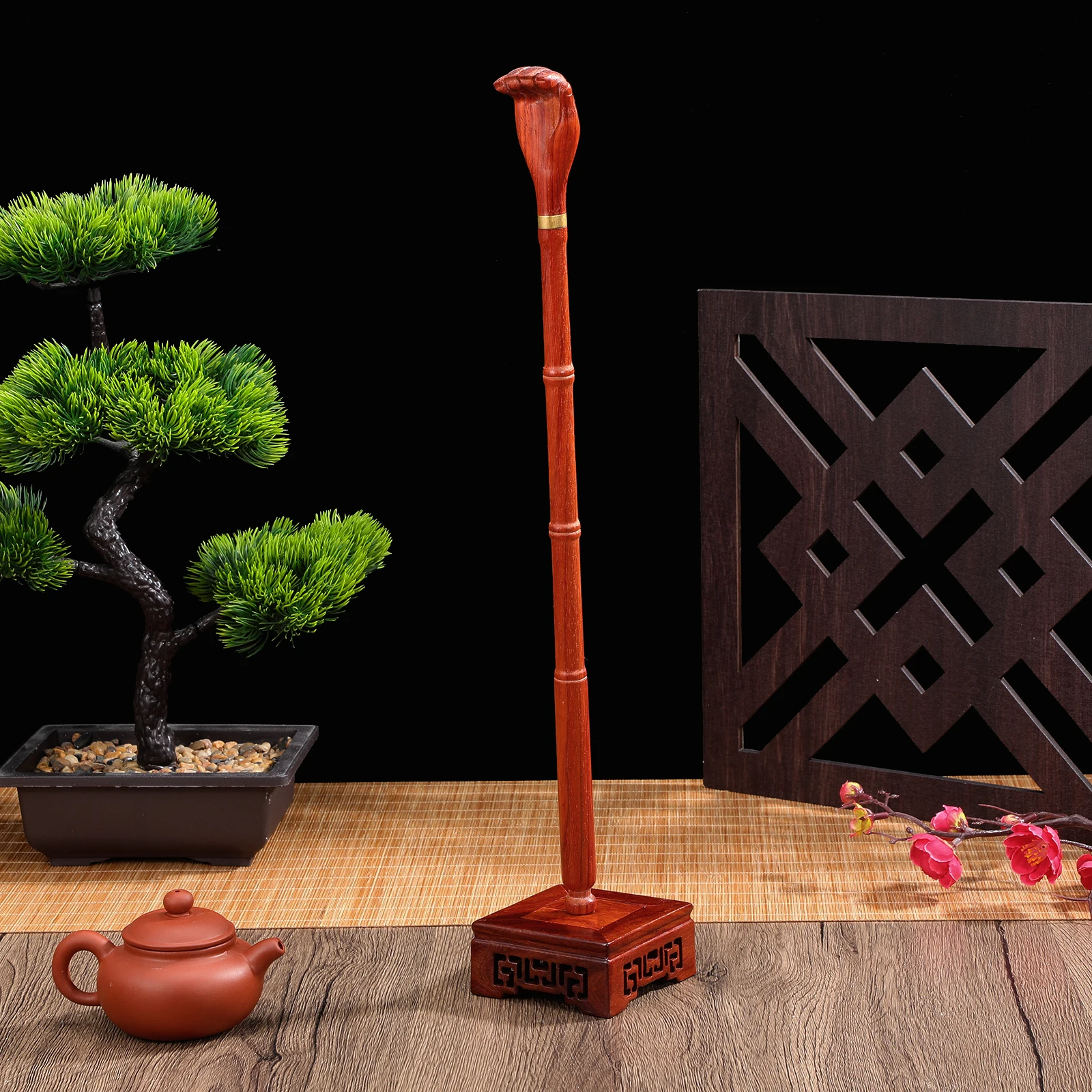 

Long Handle Wooden Back Scratcher For Adults Itch Reliever Body Massage Tool Portable Scratch Stick For Men Women Travel Use