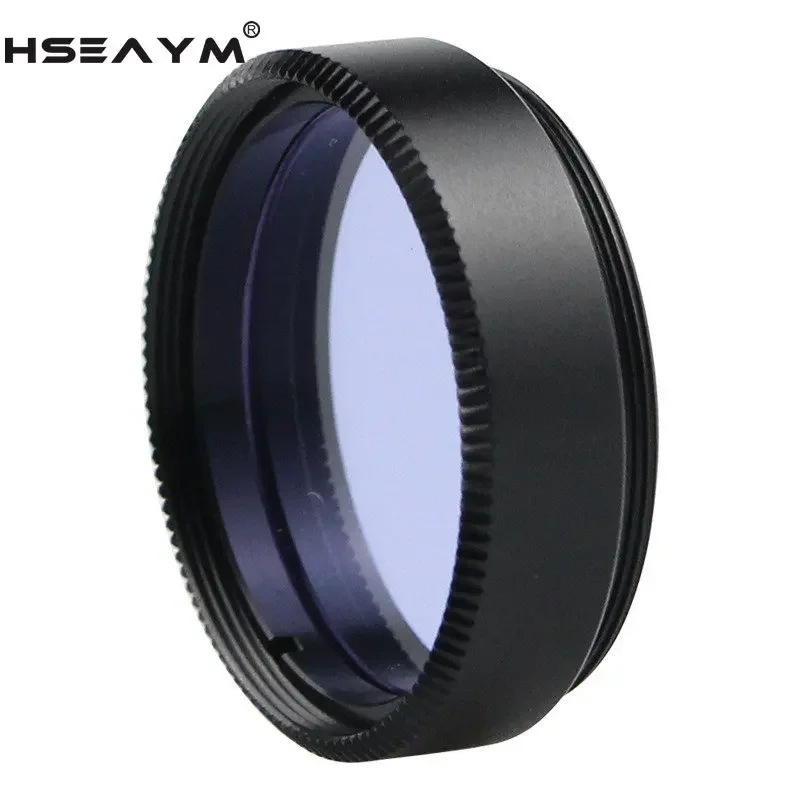 HSEAYM teleskop astronomi, lensa mata kaca optik ungu, Filter cahaya bulan dan langit 1.25 inci 31.7mm Aluminium