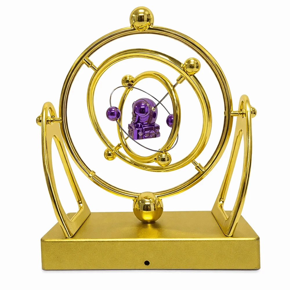 

Battery Powered Celestial Orbit Pendulum 3D Space Model Magnetic Balance Perpetual Motion Machine Desktop Decor Rotary
