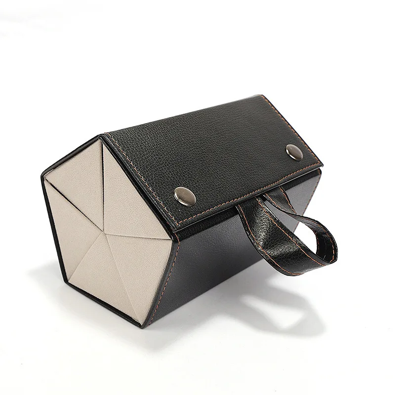 Multifunctional Glasses Storage Jewelry Box Foldable Multi-layer Gift Box Pu Leather Handmade Home Storage Box Glasses Pouch