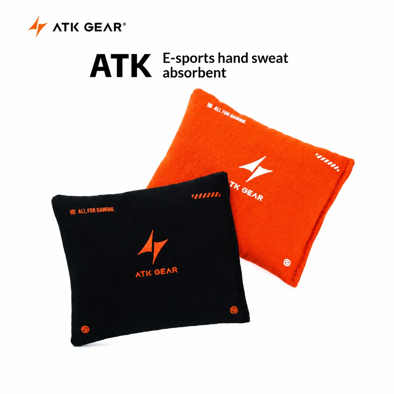 Atk Esports Palm Sweat Pads, Dry Clean Sweat‑Absorbing Anti‑Slip Hand Grips for FPS Gaming,Gamer Accessories Gifts