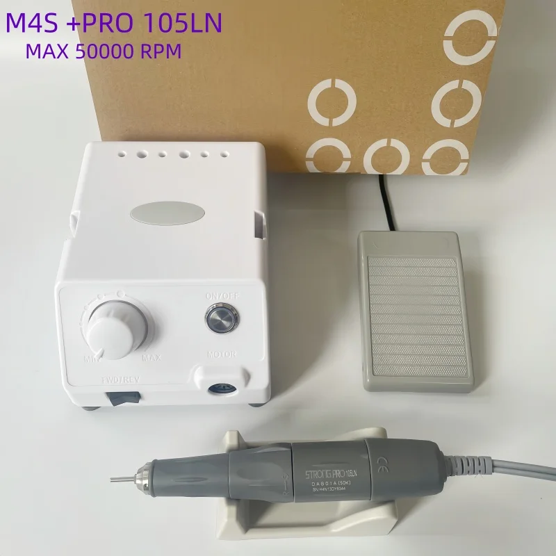 Forte 210 professionnel ongles Micro moteur 35000 tr/min SDE-H20N poignée électrique perceuse à ongles Machine nouveau M4S manucure Micromoteur