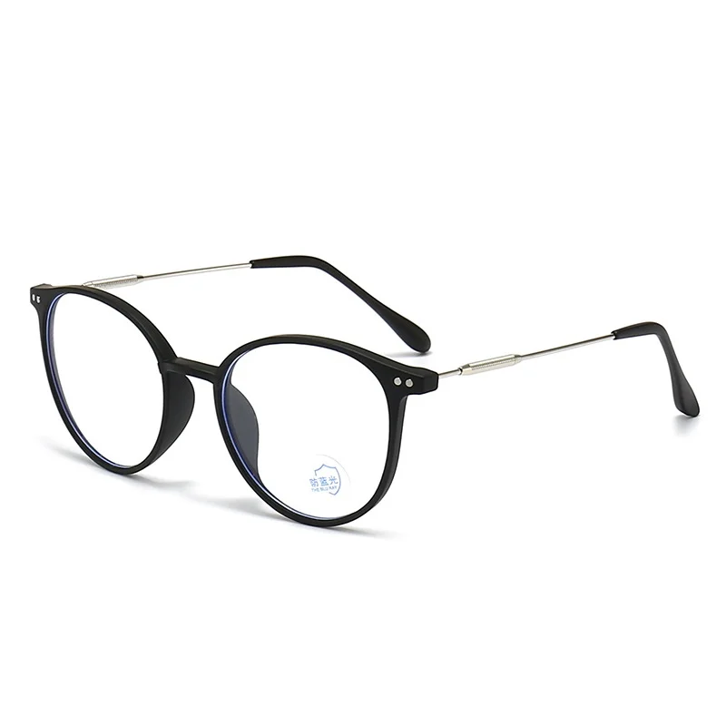 1 Stück Damen-Rundbrille für den Alltag, vielseitig, farbwechselnd, schlicht und modisch, geeignet für den Schulweg. – Detail 6