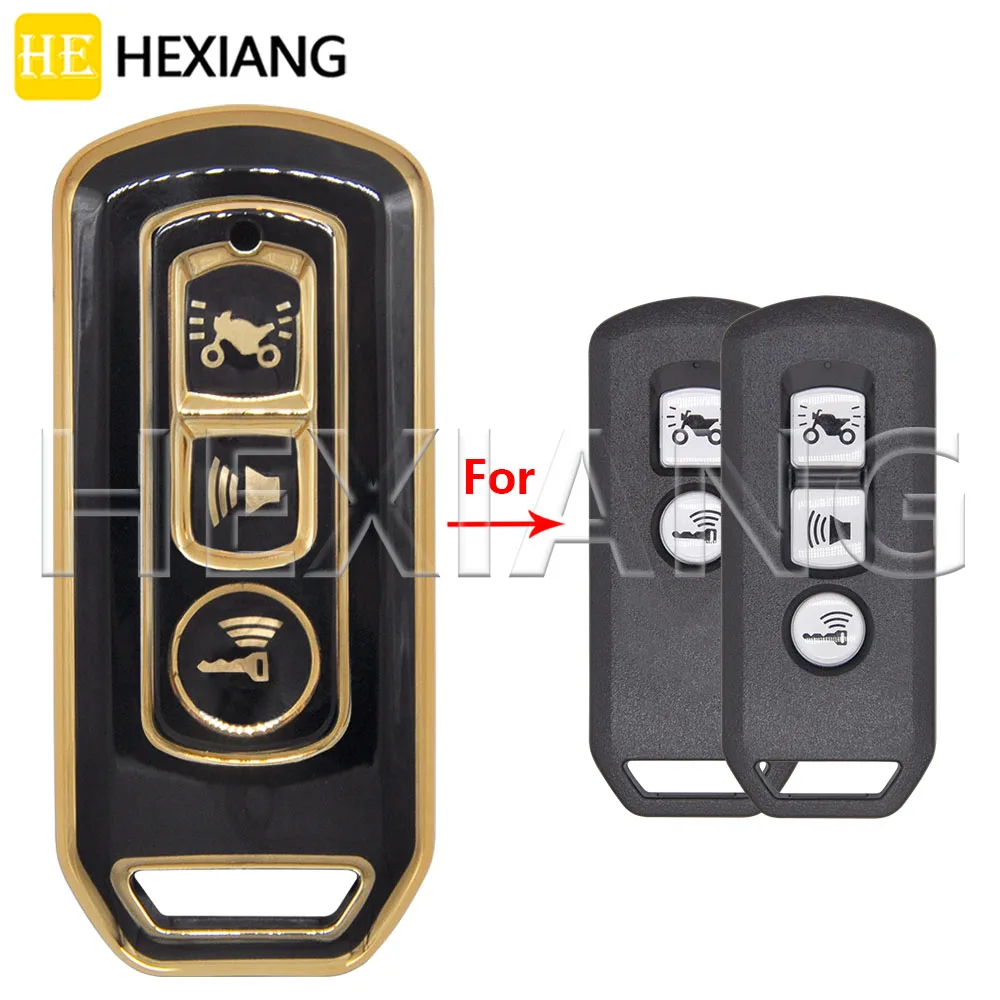 HE Car Key TPU Protection Shell Case For Honda Motorcycle PCX150 PCX160 SH125 SH150 ADV150 FORZA350 NSS350 SH125i SH150i