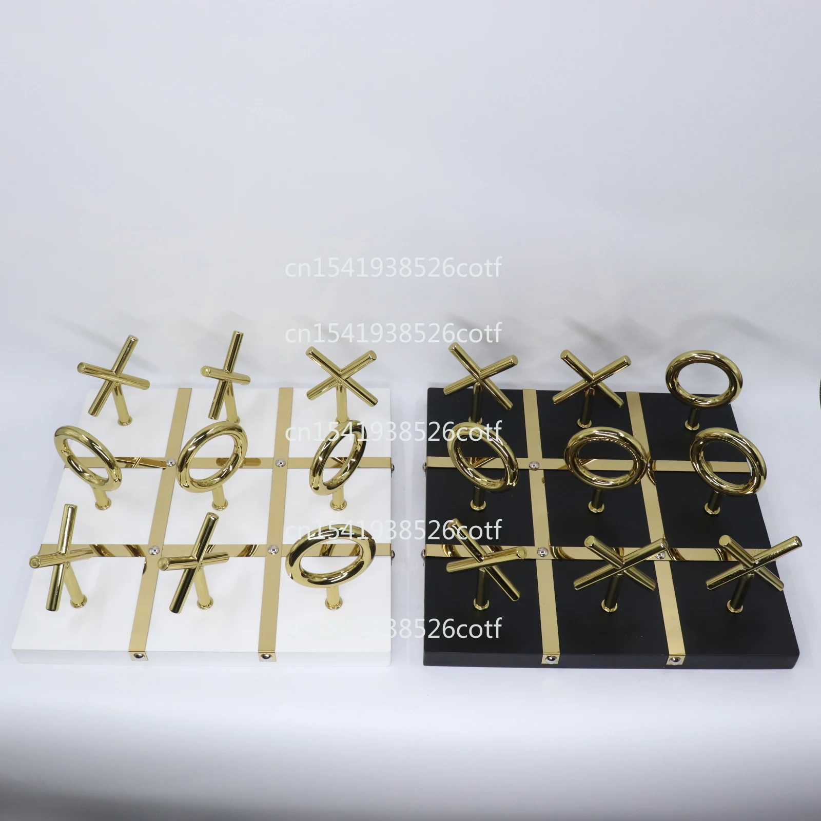

Modern simple cross shape Jiugongge checkerboard ornament
