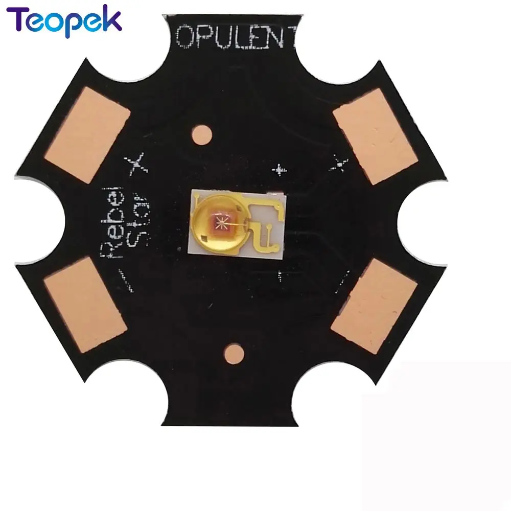 10pcs 3W High Power LED Light Emitter Chip LUMILEDS LUXEON Rebel White Warm White Red Green Royal Blue Amber Color On 20mm PCB