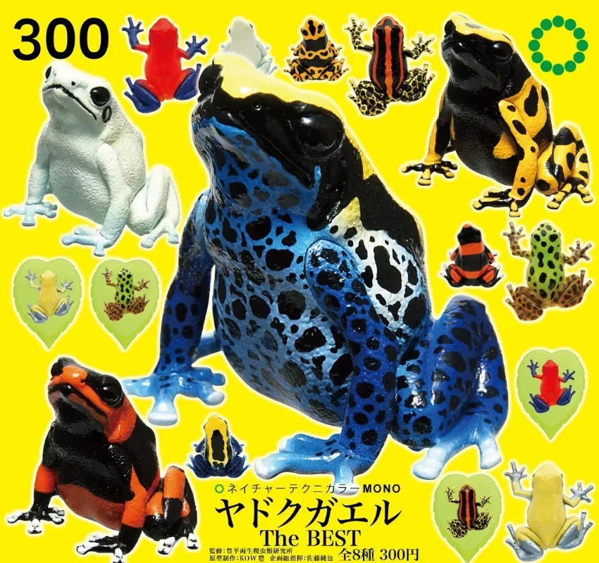 

Original Kawaii Kitan Club Gashapon Figure Cute NTC Poison Dart Frog Mini Figurine Anime Decor Capsule Toys