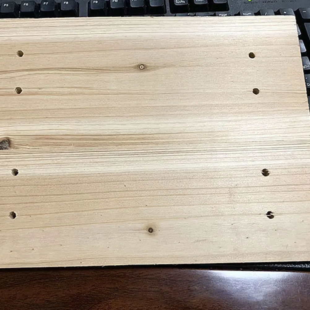 

1 шт. Деревянная подстилка для лап животных, натуральный цвет, для кроликов, морских свинок, белок, шиншилл, доска для заточки когтей с отверстием для крепления в клетку