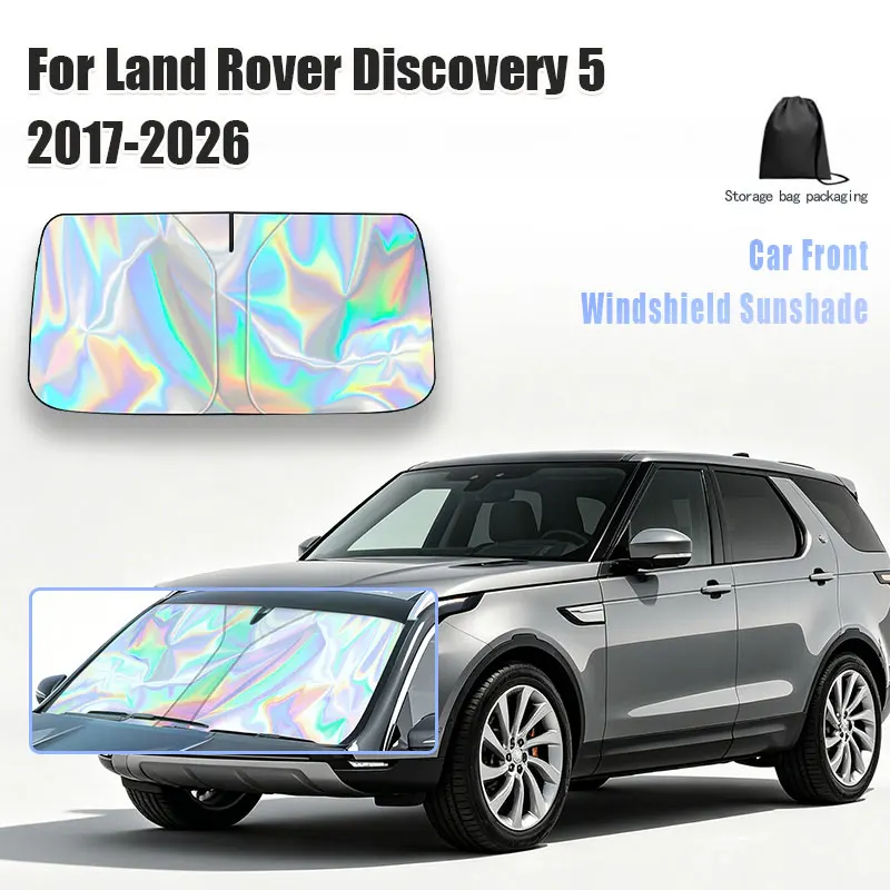 

For Land Rover Discovery 5 2017-2026 Car Windshield Sunshade Cover Front Window Sun Shade Visor Auto Interior UV Protection