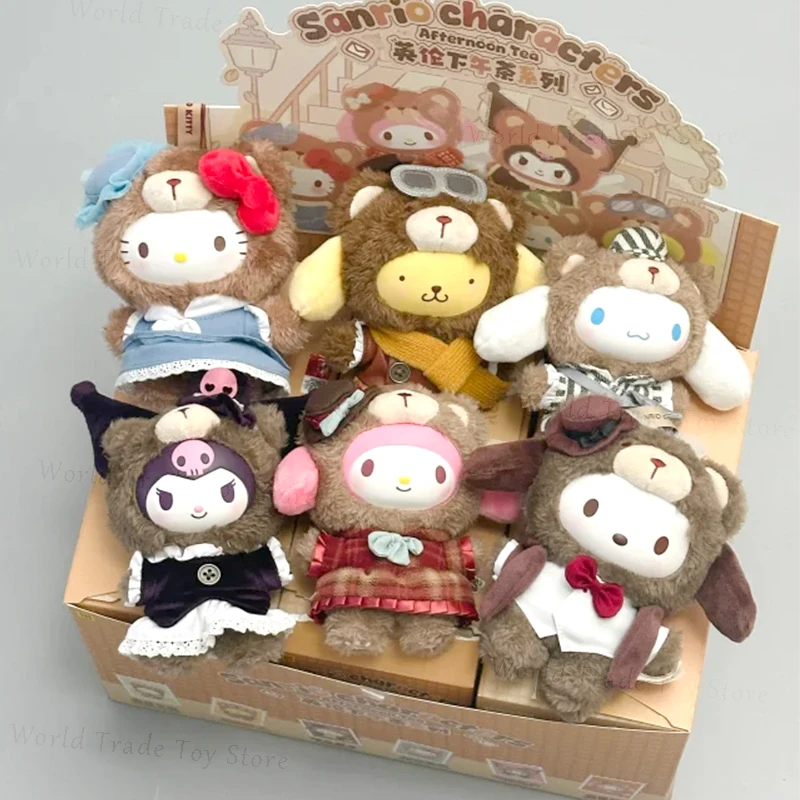 

【Предпродажа】новая слепая коробка Sanrio Latte Baby 2nd Series-британский послеобеденный чай, виниловая плюшевая игрушка, милый коллекционный брелок в подарок