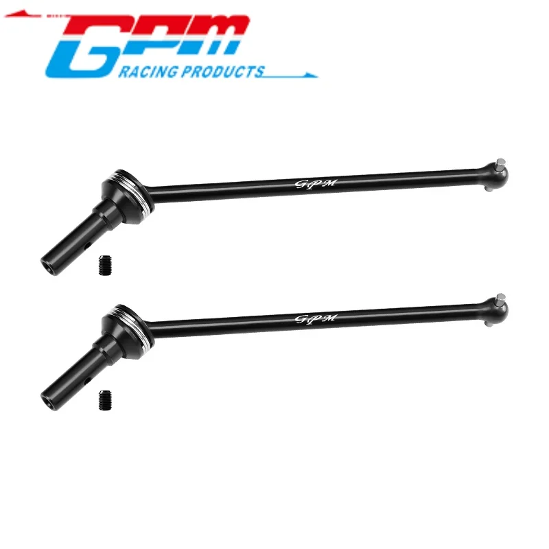 

GPM SLE133F/RS 4140 Карбоновый стальной передний/задний приводной вал CVD для Traxxas 1/8 Sledge RC (обновление)