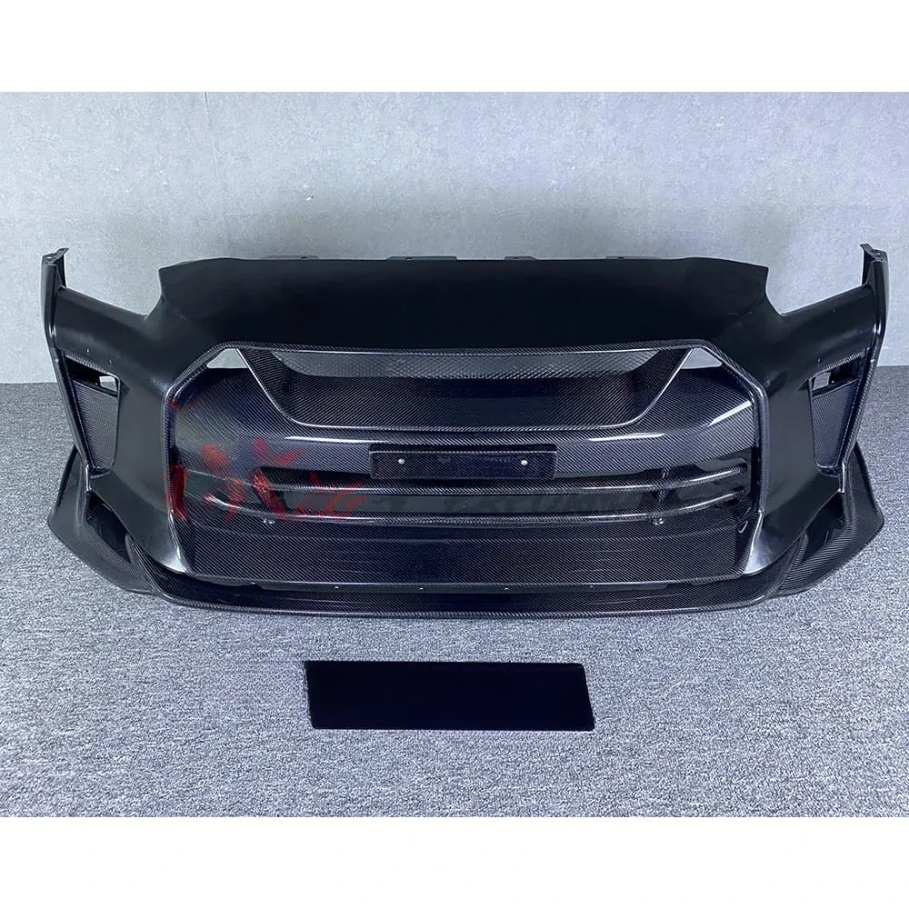 Top Secret 2017 Style Bodykit Carbon Fiber Front Bumper For NISSAN R35 GTR Body Kit