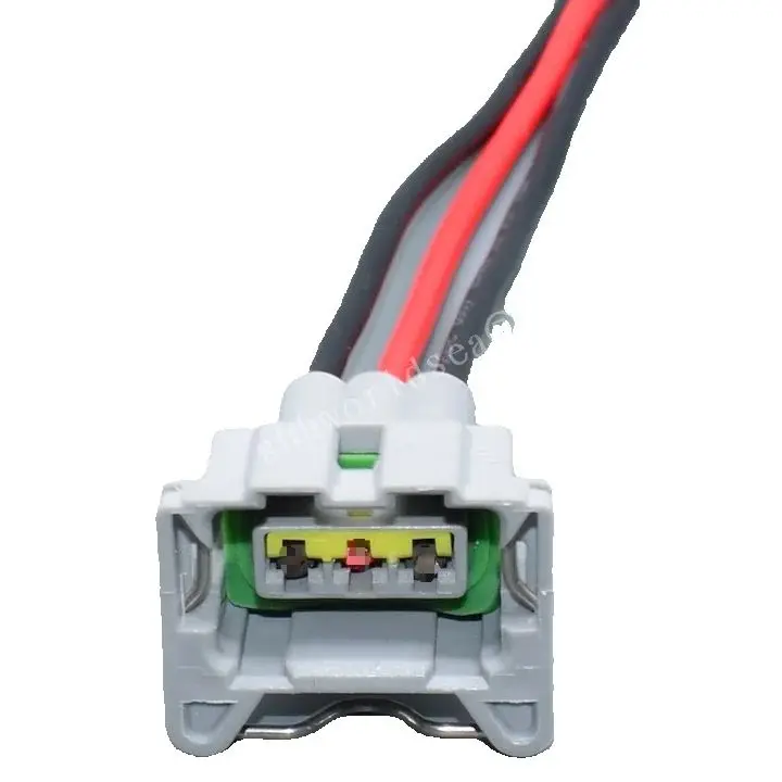 worldgolden 3 Pin Way Female 368215-1 Waterproof Gray Gearbox Automobile Knock Sensor Plug Wire Connector