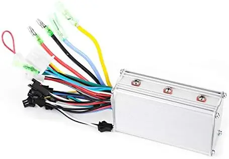 Controlador de motor elétrico, kit de controlador sem escova de painel de exibição LCD à prova d'água 36V-48V para scooter de bicicleta elétrica, 36V-250W/