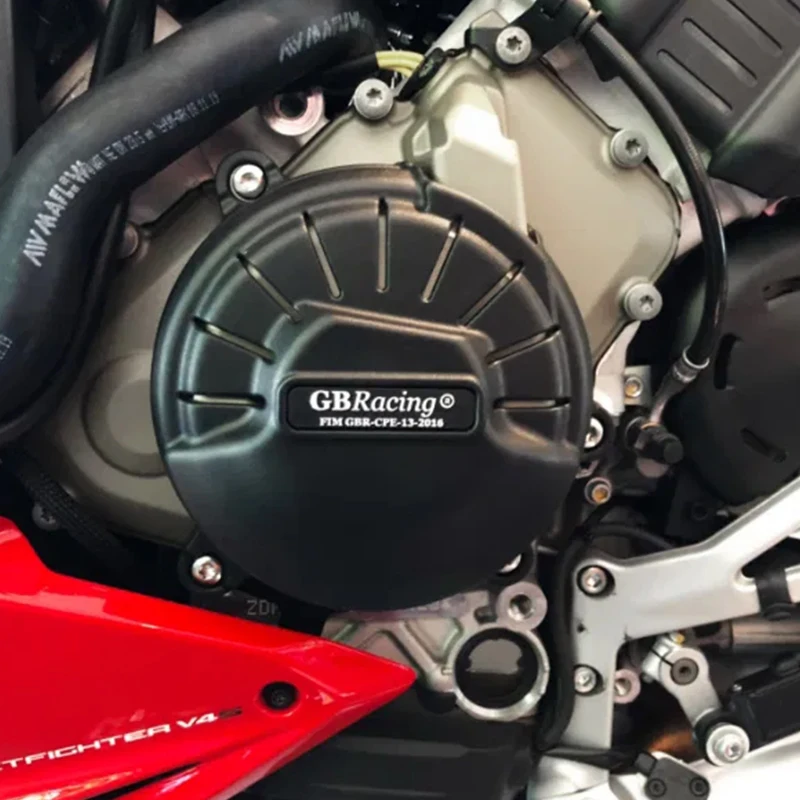 GBRacing ل DUCATI V4S Streetfighter مجموعة غطاء المحرك 2020-2022 V4S Streetfighter المولد غطاء Streetfighter غطاء القابض