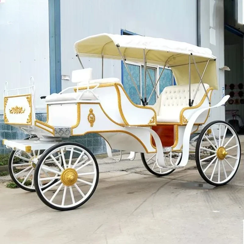 Sightseeing Tour Horse-drawn European Carriage Carriage Pumpkin Wedding Electric Carriage