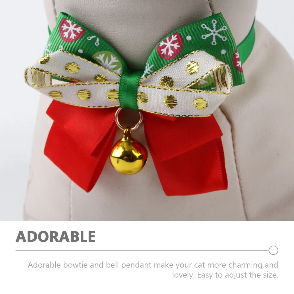 

Christmas Decoration Adorable Pet Collar Decorative Dog Cat Costume Bell Delicate