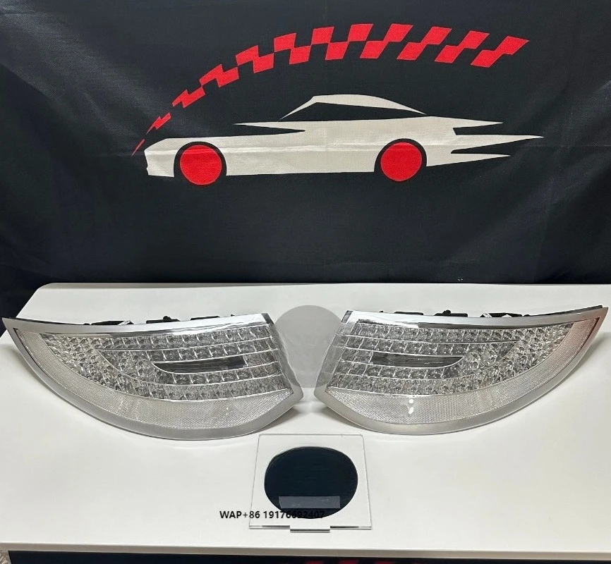 Transparent Taillights Handmade for  997.2 LED Black Tail Light Clear Modified Taillights