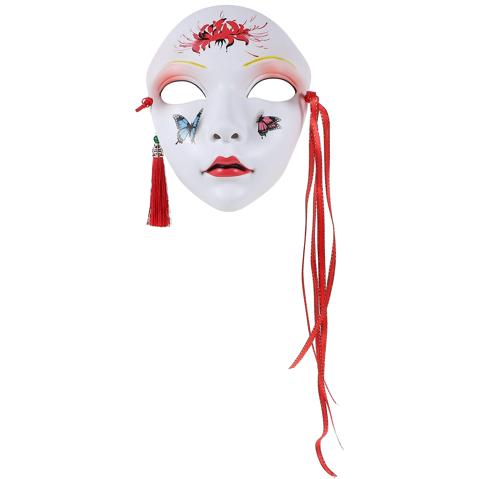 

for Halloween Party Cosplay Costume Festival Decor White Japanese Style Funny Adult Large Durable Premium