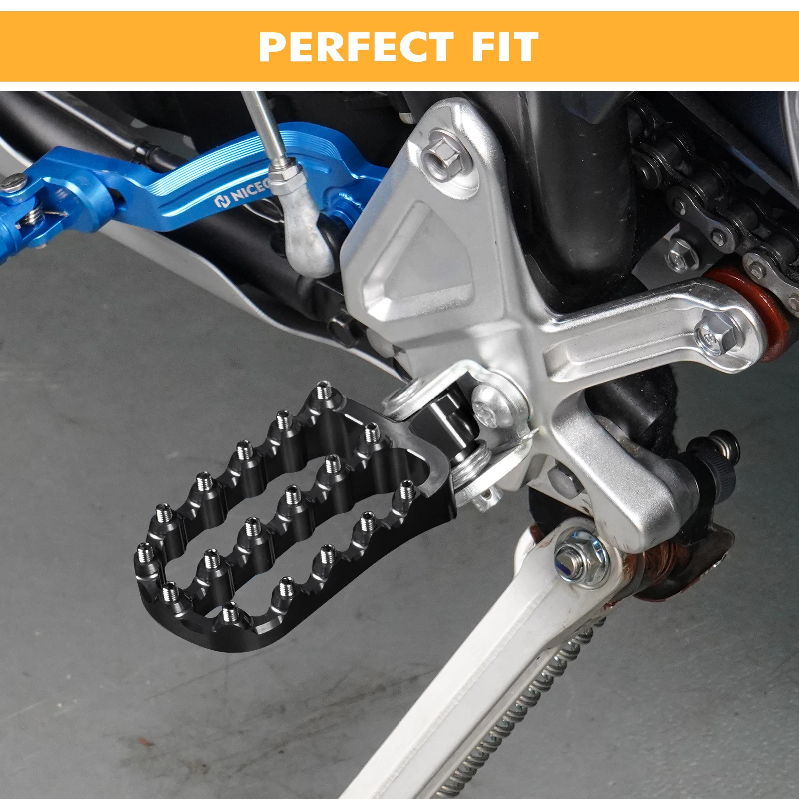 For Yamaha Tenere 700 XTZ 700 2019-2024 Motorcycle Foot Pegs Foot Rest Footpegs Forged Wide T700 XTZ700 Tenere700 Rally Edition