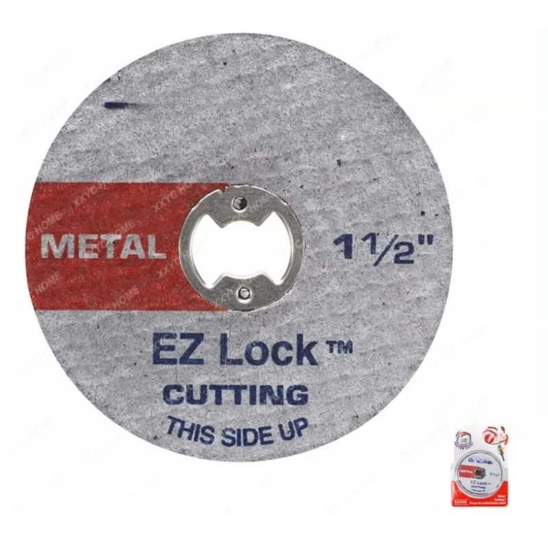 EZ456 5PCS EZ Lock 1/2-Inch 38.1MM Diameter Fiberglass Reinforced Cut-Off Wheels Rotary Tool Cutting Disc for Grinding