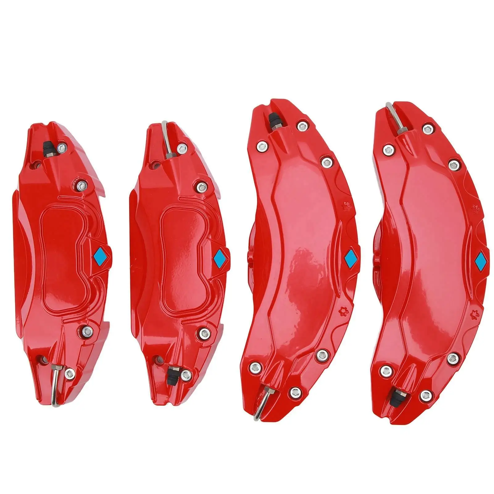 4 Pcs 19in 20in Wheel Hub Caliper Covers Aluminium Alloy Disc Brake Caliper Guard Protector Cover Replacement for Tesla model y