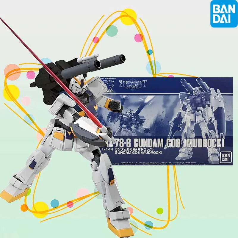 

IN STOCK Bandai Original HG RX-78 -6 GUNDAN G06 [MUDROCK] Assembly Model Accessories Collection Of Animated Character Models