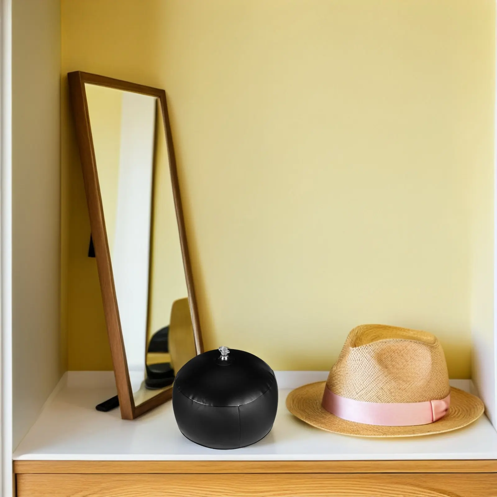 3Pcs Portable Inflatable Hat Shaper Dome Rack Plastic Support Baseball Cap Holder Display Stand Desktop Hat Storage Display