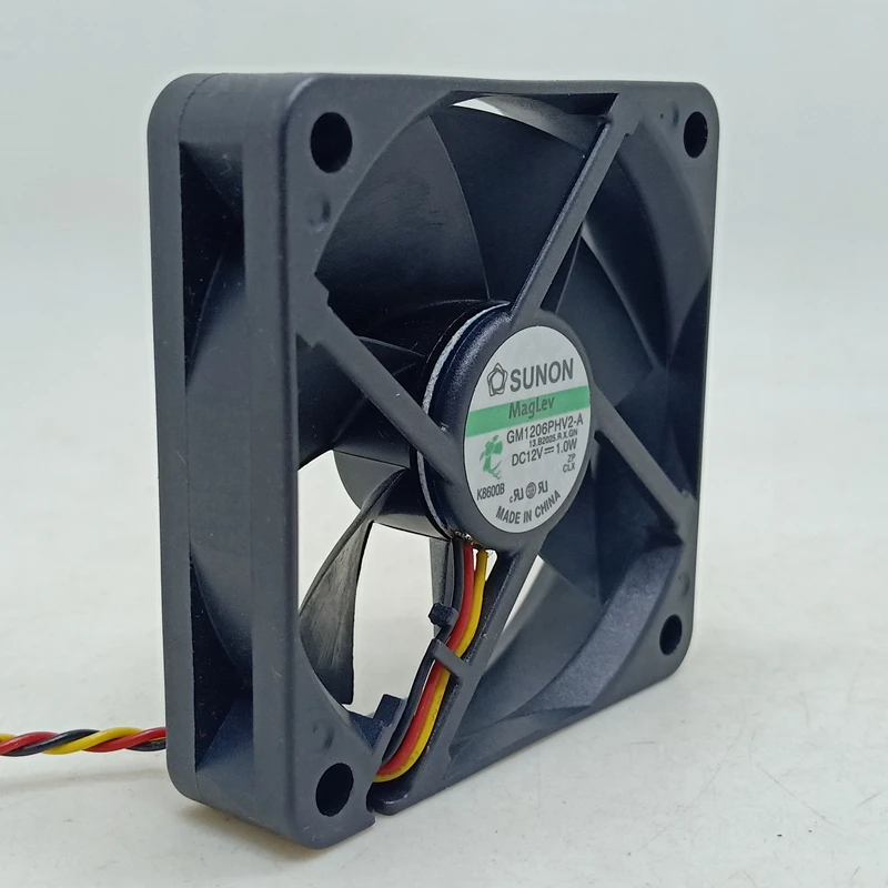 Original For Sunon GM1206PHV2-A DC12V 1.0W 60x60x15MM 60mm Silent quiet 6cm 3Lines Alarm Signal Cooling fan